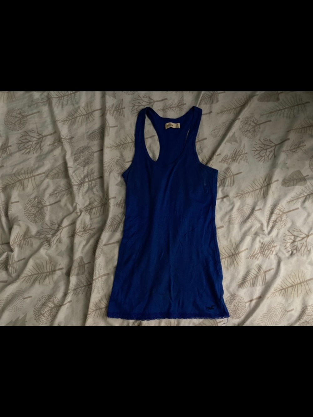 Hollister Royal Blue Racerback Muscle Tank